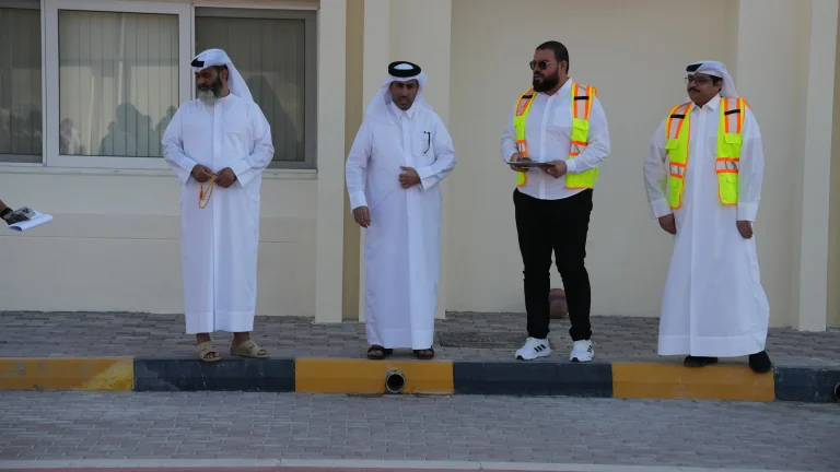 مدرسة مصعب تنفذ تدريبًا للإخلاء الوهمي